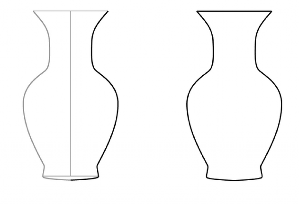 Как нарисовать вазу карандашом поэтапно карандашом для начинающих