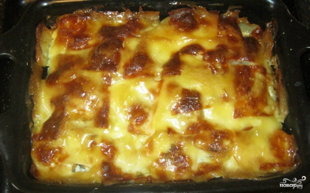 Картошка с мясом и с сыром в духовке рецепт с фото пошагово