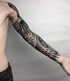 Красивые эскизы и значения тату рукава для мужчин и женщин: стили, черно-белый, цветы, чикано, полинезия, до локтя + 115 ФОТО